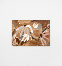 Floral Expression Nutmeg Canvas