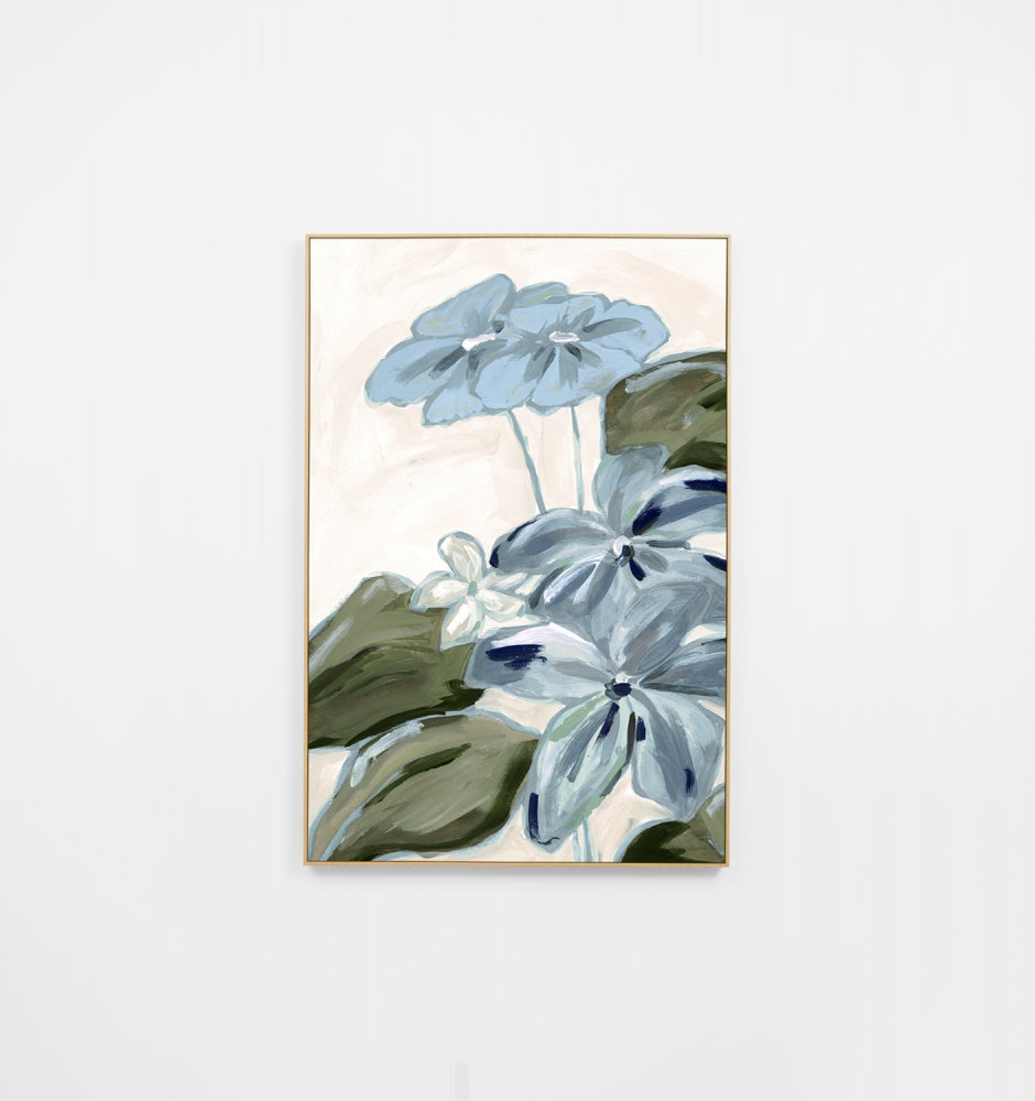 Meadow Blooms Blue 2 Canvas