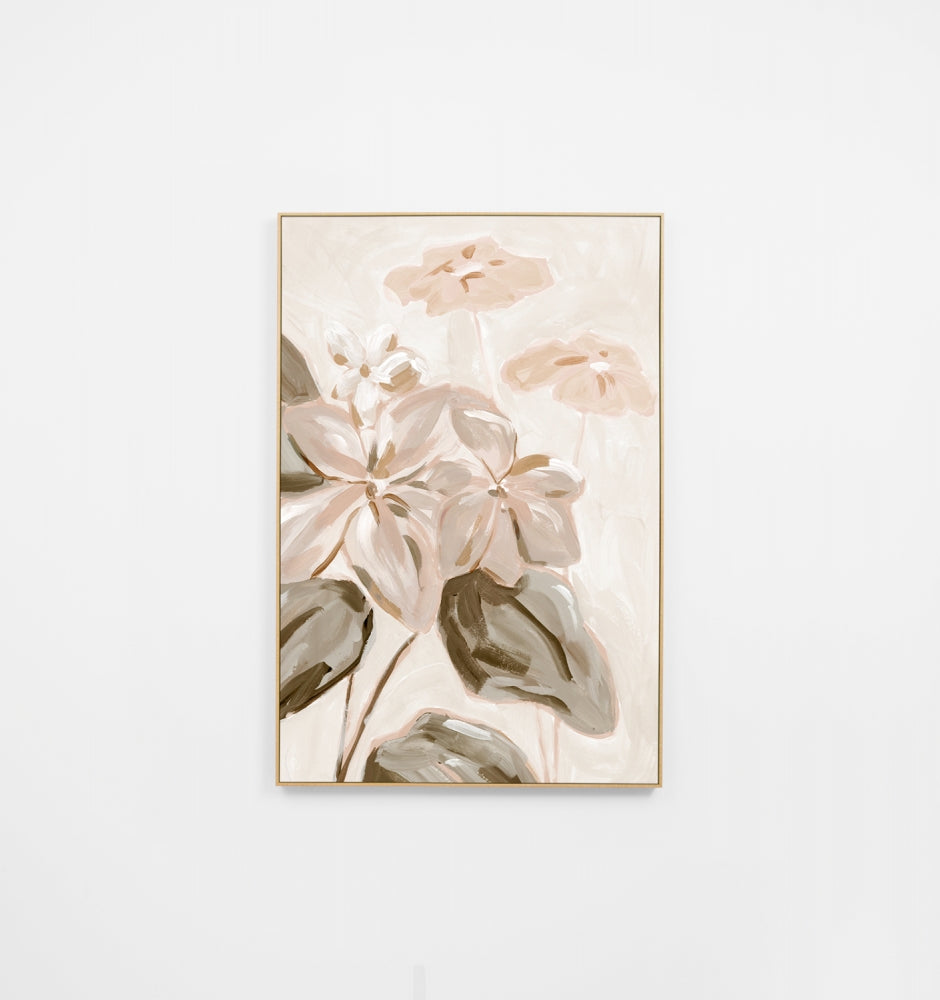 Meadow Blooms Blush 1 Canvas