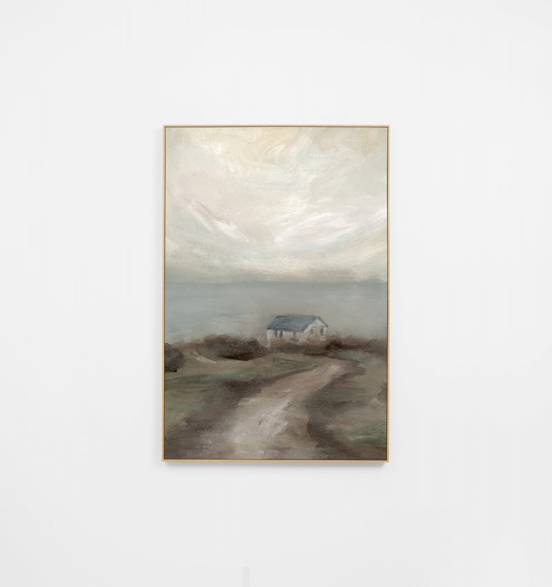 Misty Cottage Haze Canvas