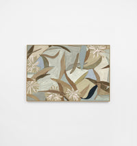 Expressive Wattle Blue Canvas