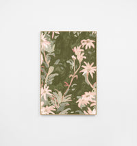 Flannel Flowers Green Canvas