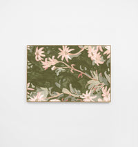 Flannel Flowers Green Canvas