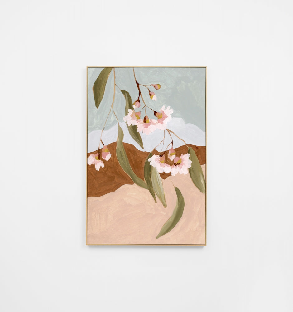 Pastel Gumtree Blue Canvas