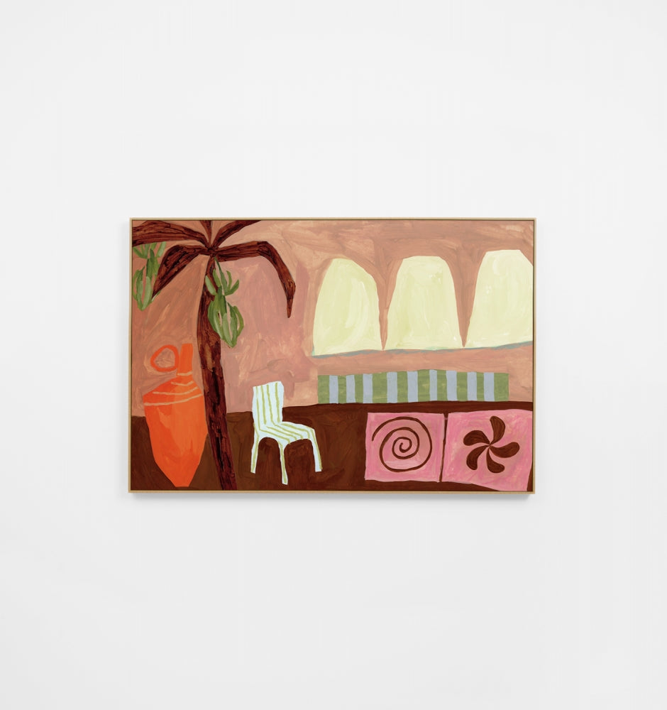 Island Motifs Clay Canvas