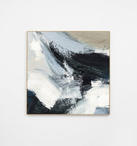 Eden Blue Square Canvas