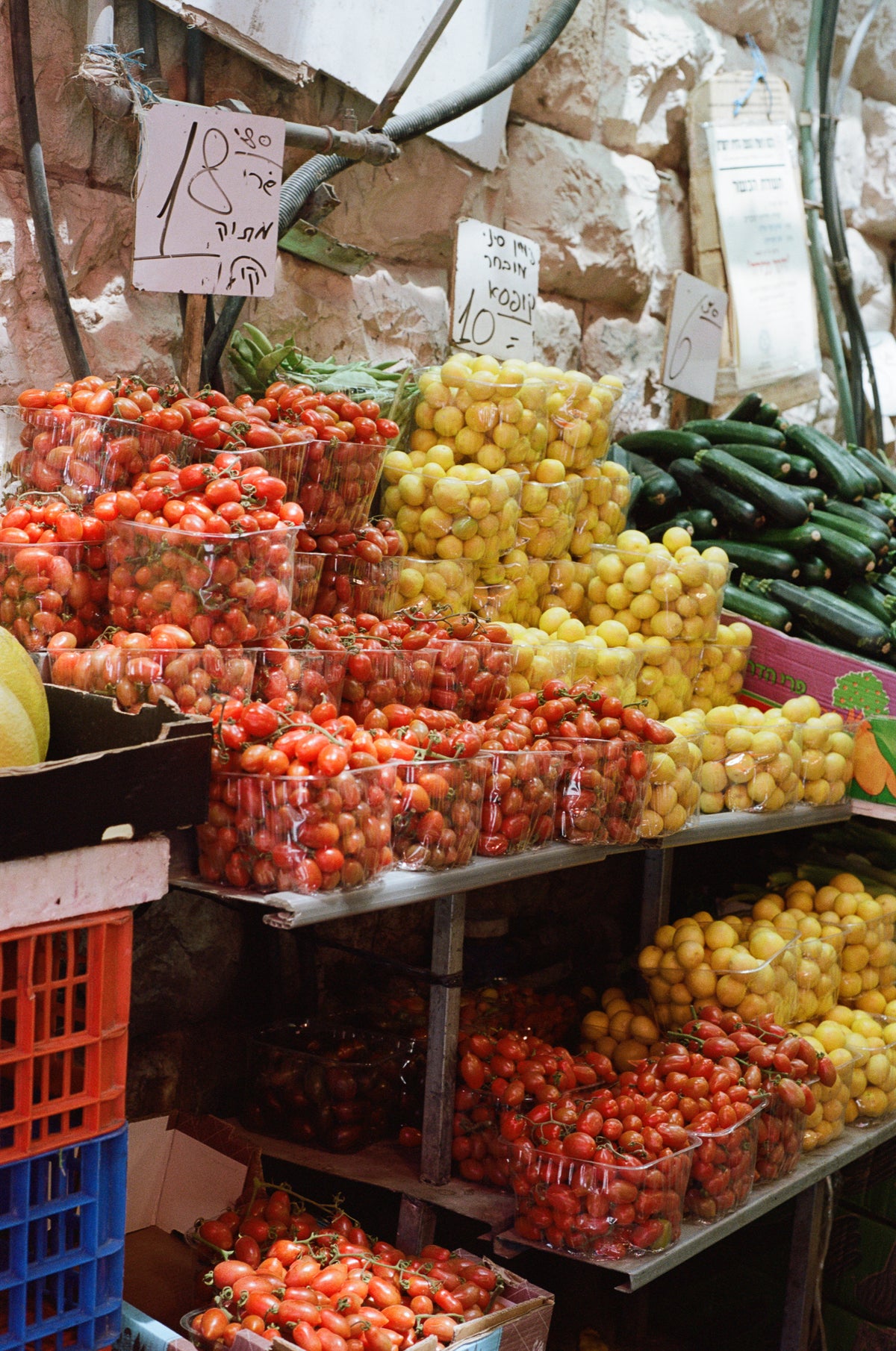 Many tomatoes, Jerusalem.