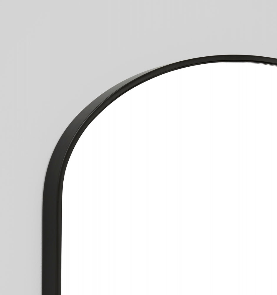 Bella Arch 90 x 100 Black Gloss