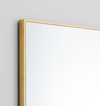 Bella Rectangle: Brass