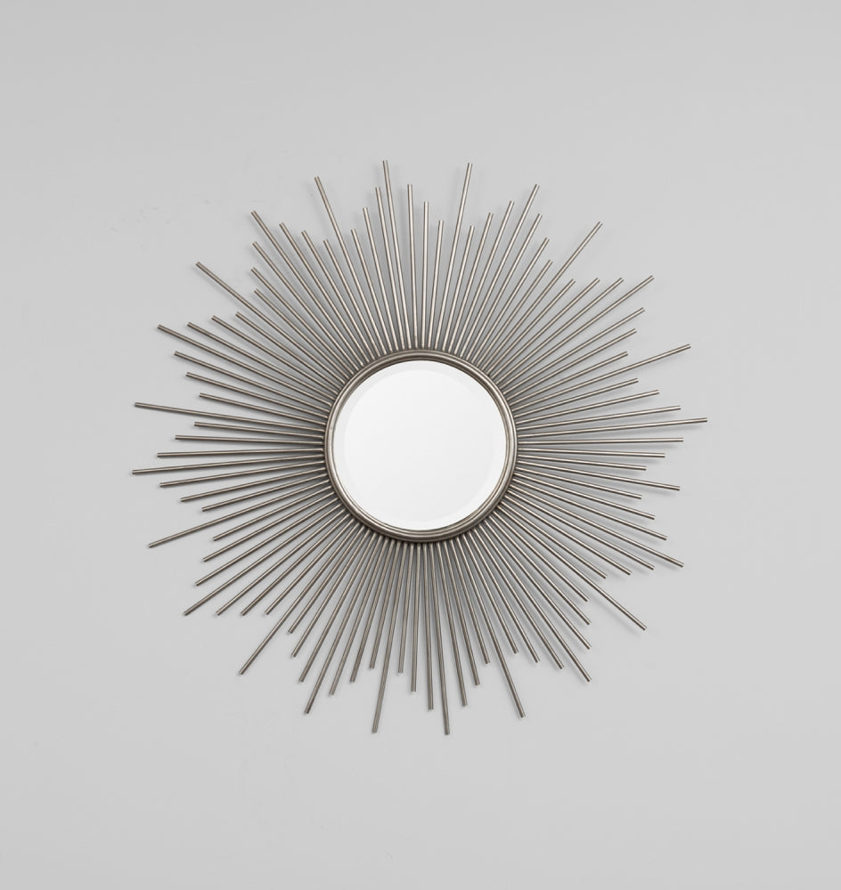 Silver star burst clearance mirror