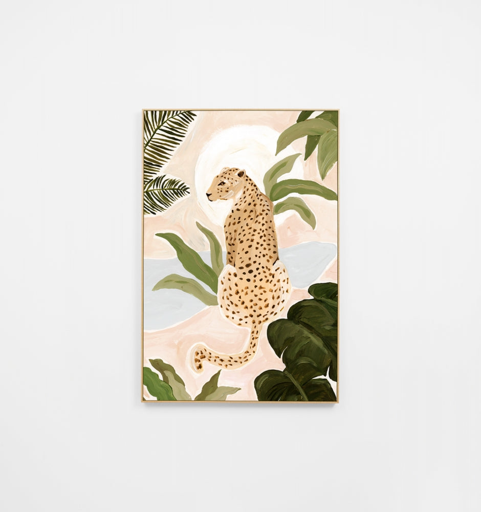 Jungle Cat Sand 2 Canvas