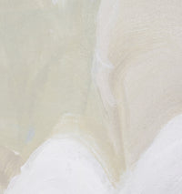 Tranquil Field Green Framed Canvas