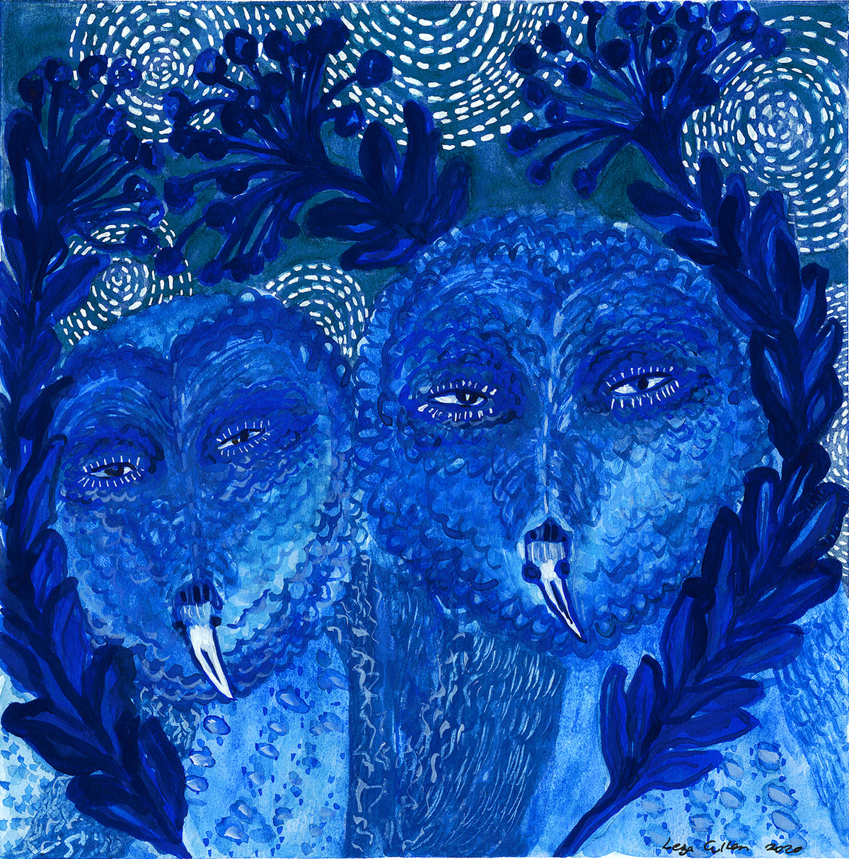 Blue Moon Series - Lovers Wake From Slumber.