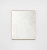 Abstract Texture White 2 Framed Painting
