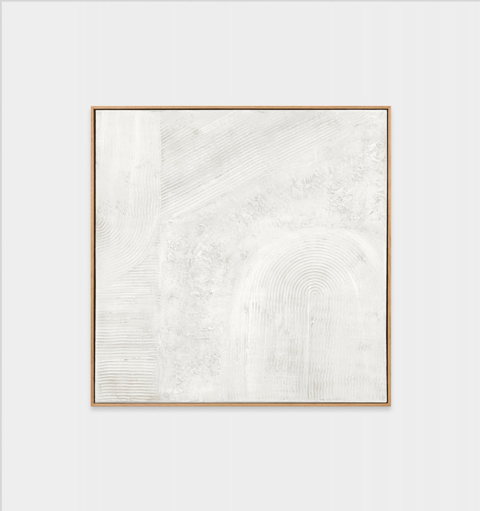 Abstruse Form Framed Painting