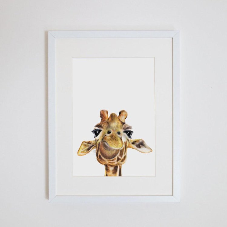 Toby the Giraffe Print